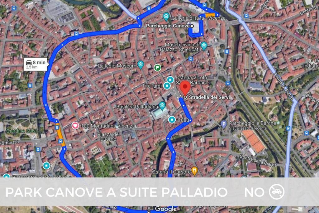 Suite Palladio Centro Vicenza A 2 Passi Da Piazza Dei Signori Check-In Veloce Экстерьер фото