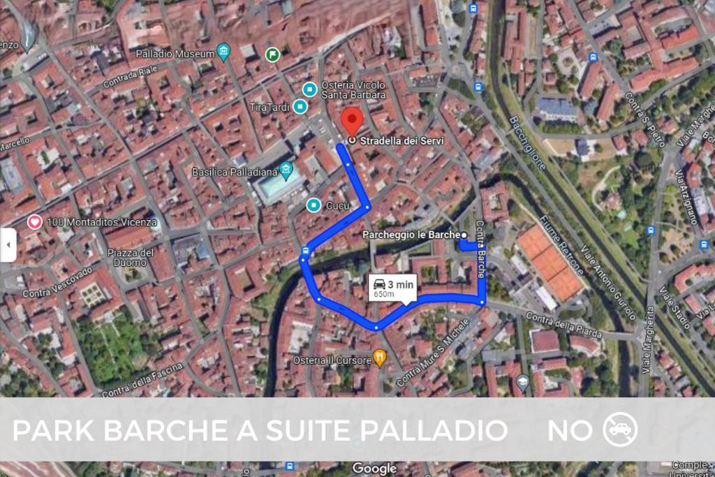 Suite Palladio Centro Vicenza A 2 Passi Da Piazza Dei Signori Check-In Veloce Экстерьер фото