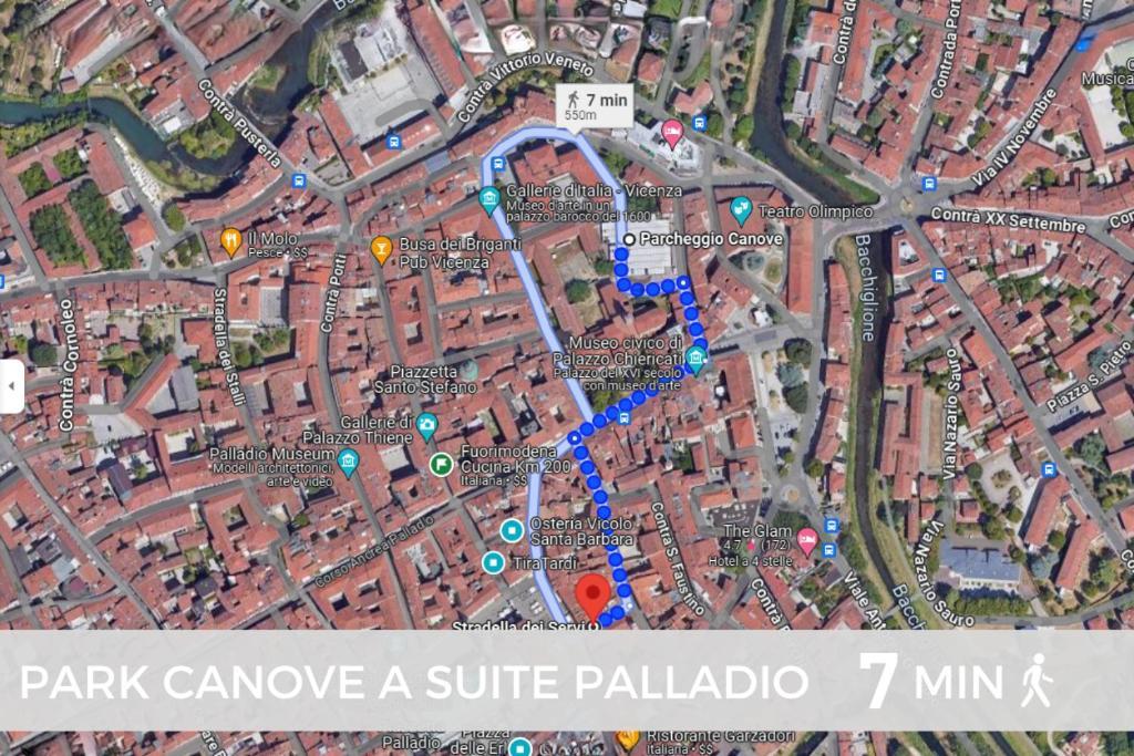 Suite Palladio Centro Vicenza A 2 Passi Da Piazza Dei Signori Check-In Veloce Экстерьер фото